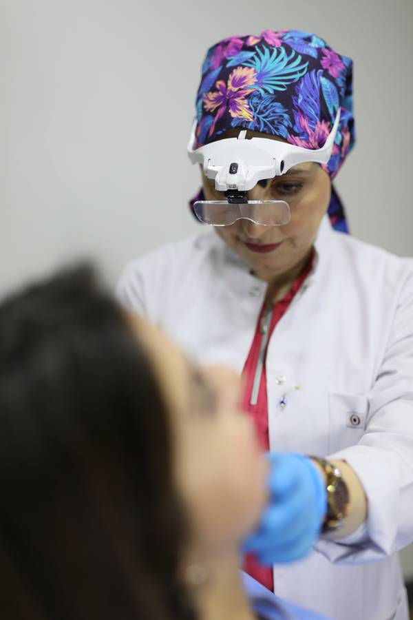 Operation on a patient.